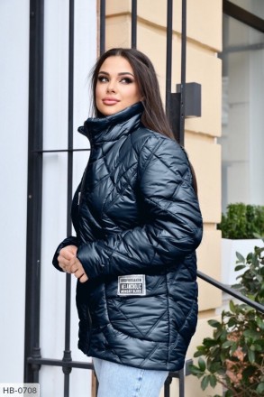 
Женская теплая Куртка средней длины на молнии
Код 016001
Ткань: плащевка на син. . фото 6