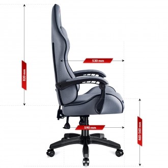 Комп'ютерне крісло Hell's HC- 1008 - безкомпромісна пропозиція для спеціальних з. . фото 9