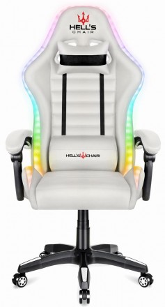 Компьютерное кресло Hell's HC-1003 LED RGB White. Киев. фото 1 Компьютерное кресло Hell's HC-1003 LED RGB White. Киев. фото 1