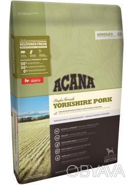 Корм Acana Yorkshire Pork с ограниченным числом ингредиентов содержит 50% свинин. . фото 1