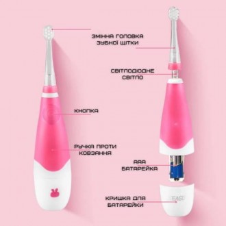 Интеллектуальная электрическая зубная щетка для детей Seago SG902 с автоматическ. . фото 6
