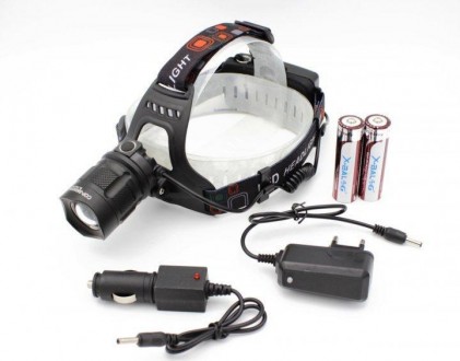 Налобный фонарь BL-T32 -P50 - мощный светодиодный фонарь с аккумуляторным питани. . фото 3