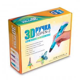 3D Ручка для малювання та творчості 3D ручка «3D Pen-2» з дисплеєм -. . фото 2