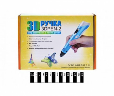 3D Ручка для малювання та творчості 3D ручка «3D Pen-2» з дисплеєм -. . фото 3