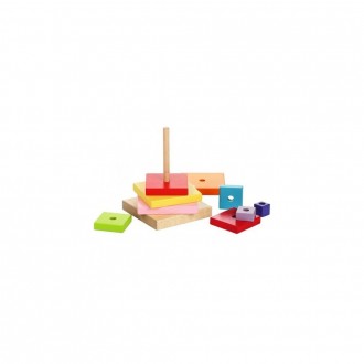 Деревянная детская игрушка "Cubika: Пирамида" от Левеня Качественная деревянная . . фото 4