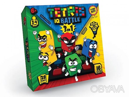 Настольная развлекательная игра Tetris IQ battle 3in1 Tetris IQ Вattle – э. . фото 1