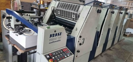 Офсетна друкарська машина Adast Dominant 745 C.
-4+0 пряма машина, без переворо. . фото 3