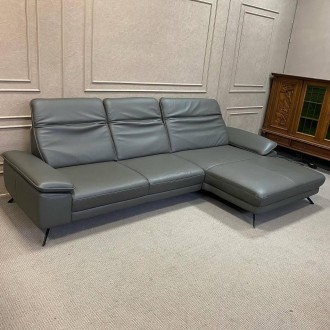 Новий диван(виставковий взірець) з етикеткою
Натуральна шкіра сірого кольору з у. . фото 6