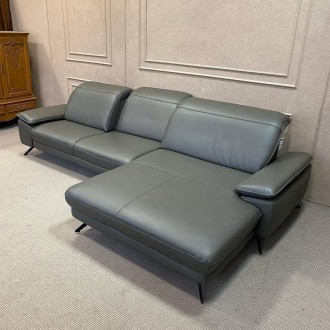 Новий диван(виставковий взірець) з етикеткою
Натуральна шкіра сірого кольору з у. . фото 7