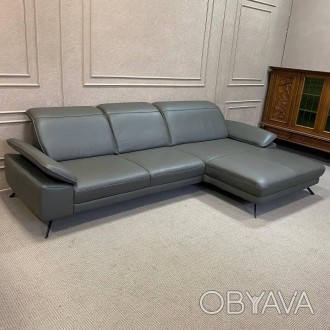 Новий диван(виставковий взірець) з етикеткою
Натуральна шкіра сірого кольору з у. . фото 1