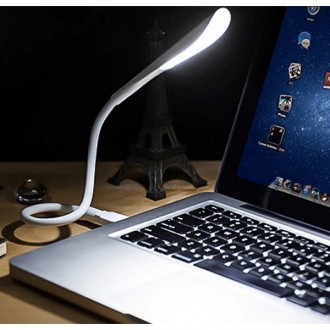 USB-светодиодный свет с низким энергопотреблением.Гибкая металлическая трубка с . . фото 6