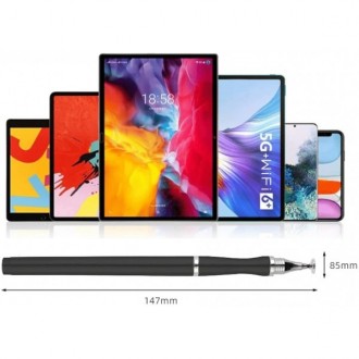 Стилус ручка для смартфонов и планшетов 2 в 1. Сенсорная ручка для Samsung, Xiao. . фото 5