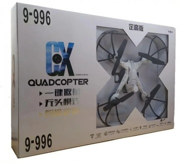 Квадрокоптер CX006 (9-996) c WiFi камерою
	Радіокерований квадрокоптер CX006 (9-. . фото 3