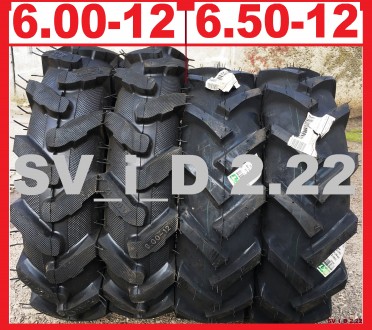 Продам НОВЫЕ шины на мини-трактора и мотоблоки:
6.00-12 R-1 (PR12) (Тайвань) - . . фото 2