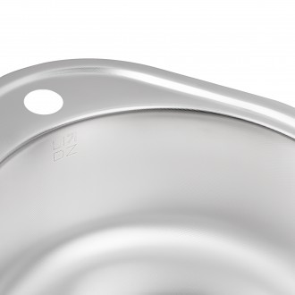 Кухонна мийка Lidz 4843 0,6 мм Decor виготовлена з високоякісної нержавіючої ста. . фото 7