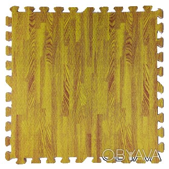 
Підлога пазл - модульне підлогове покриття 600x600x10мм жовте дерево (МР7) Мате. . фото 1