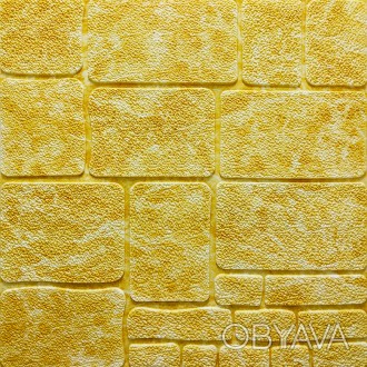 Самоклеящаяся декоративная 3D панель камень желтый мрамор 700х700х7мм
Декоративн. . фото 1
