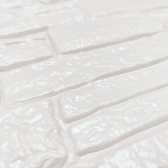 Самоклеящаяся 3D панель культурный камень белый 700х600х8мм (191)
Декоративная п. . фото 3