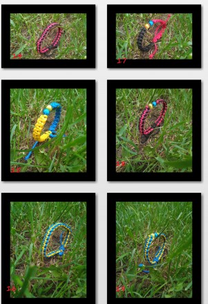 Патріотичні браслети виготовлені з високоякісних матеріалів, кількох типів плеті. . фото 7