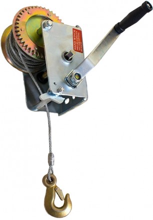 Лебедка ручная барабанная 900 кг INTERTOOL GT1455. Київ. фото 1 Лебедка ручная барабанная 900 кг INTERTOOL GT1455. Київ. фото 1