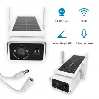 IP Wi-Fi камера X1 з віддаленим доступом вулична із сонячною панеллю (ACSee)

. . фото 8