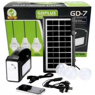 Портативна сонячна автономна система Solar GDLite GD7

Нова модель популярної . . фото 2