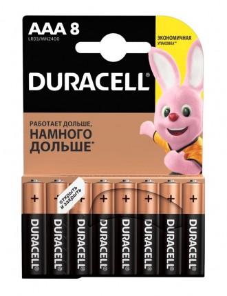 Батерейка Duracell AAA MN2400 LR03 900mAh 8 шт (U0059861). Чернигов. фото 1 Батерейка Duracell AAA MN2400 LR03 900mAh 8 шт (U0059861). Чернигов. фото 1