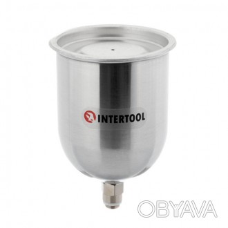 Бачок металевий із зовнішньою різьбою M14x1.25. 600мл INTERTOOL PT-1907