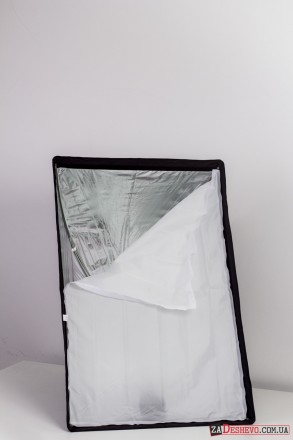  Софтбокс зонт для вспышки четырехугольный MINGXING 60 x 90 см
Четырехугольный с. . фото 2