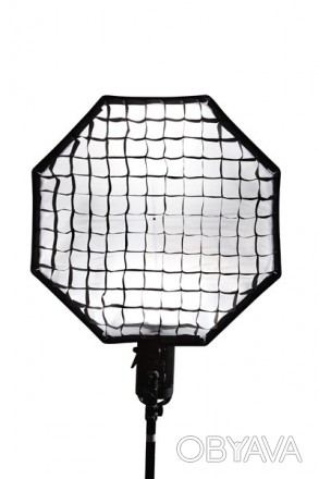 Софтбокс зонт для вспышки восьмиугольный Mingxing 80см + сетка (28011-A)
Восьмиу. . фото 1