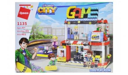 Конструктор Colorful City ігровий набір "Розважальний комплекс" Дитячий конструк. . фото 3