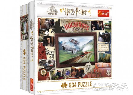 Пазли "Гаррі Поттер: Hogwarts Express" від польського виробника Trefl Яскраві і . . фото 1