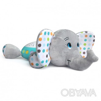 Детский плюшевый ночник Животные HB 0001A с музыкой (Слон)