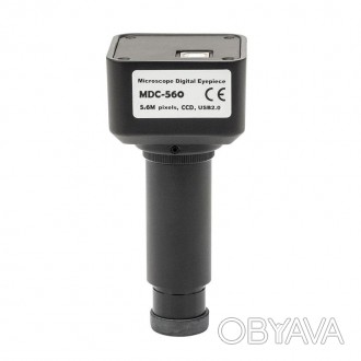 Цифрова камера для мікроскопа SIGETA MDC-560 CCD 5.6MP (48560)
SIGETA MDC-560 CC. . фото 1