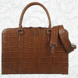 Мужской кожаный портфель Oscar 2
(в наличии)

- цвет: светло-коричневый (с па. . фото 2