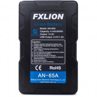 Аккумулятор FXlion AN-65A 65Wh Cool Black Gold-Mount Battery (AN-65A)
Cool Black. . фото 4