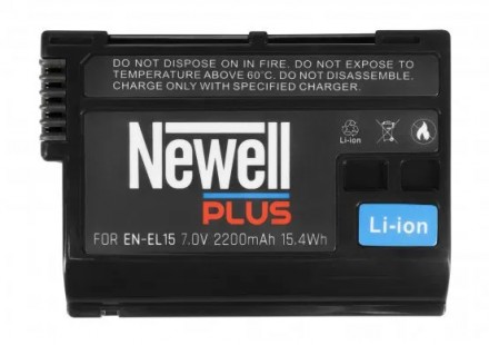 Аккумулятор NEWELL EN-EL15 PLUS для Nikon D600,610,7100,7200,750,810 (EN-EL15 PL. . фото 2