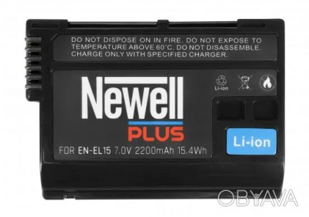 Аккумулятор NEWELL EN-EL15 PLUS для Nikon D600,610,7100,7200,750,810 (EN-EL15 PL. . фото 1