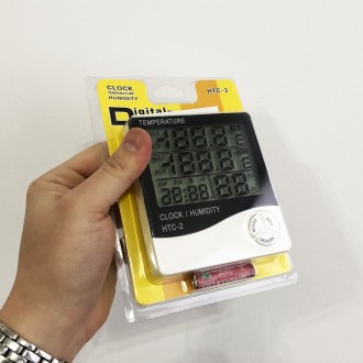  Цифровий термометр-гігрометр HTC-2 це комбінований прилад для вимірювання темпе. . фото 8