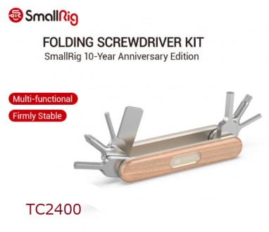Аксесуар SmallRig 10-Year Anniversary Edition Folding Screwdriver Kit TC2400 (TC. . фото 2