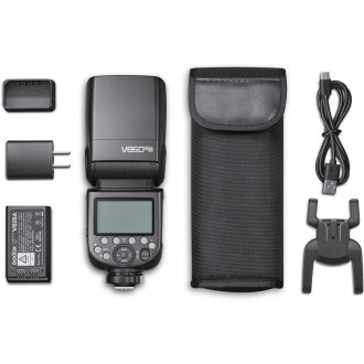 Вспышка Godox Ving V860III TTL Li-Ion Flash Kit for Nikon Cameras (V860IIIN)
Мощ. . фото 8