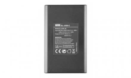 Двойное зарядное устройство Newell LCD-USB-C для EN-EL3e (dual usb charger EN-EL. . фото 4