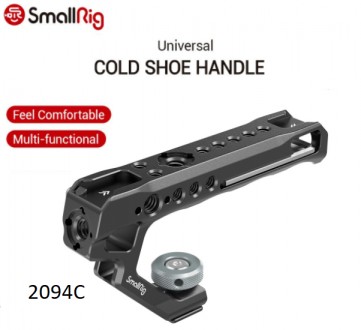 Аксесуар SmallRig Universal Top Handle with Cold Shoe 2094C (2094C)
Універсальна. . фото 2