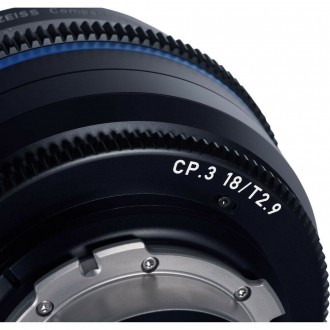 Об'єктив ZEISS CP.3 18m T2.9 Compact Prime Lens (PL Mount, Meters) (2186-834)
Об. . фото 4