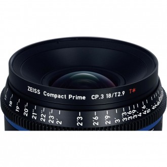 Об'єктив ZEISS CP.3 18m T2.9 Compact Prime Lens (PL Mount, Meters) (2186-834)
Об. . фото 6