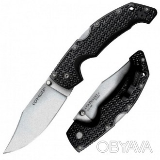 
Опис складного ножа Cold Steel Voyager Large CP, 10A:
 Складаний ніж Voyager La. . фото 1