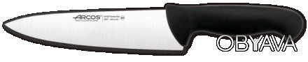  Нож поварской Arcos 200 мм чёрный Страна производства Испания Торговая марка Ar. . фото 1