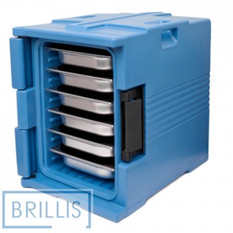  Термоконтейнер Brillis ТСВ-600 Цвета: синий, серый Внешние размеры: 465x610x630. . фото 4