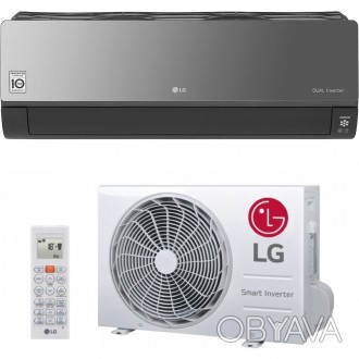  Кондиционер LG Artcool Mirror AC12BQ.NSJ/AC12BQ.UA3 Вид Настенная сплит-система. . фото 1