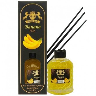 Аромадиффузор для дома Банан Golden Silva Reed Diffuser, 150 ml. Одеса. фото 1 Аромадиффузор для дома Банан Golden Silva Reed Diffuser, 150 ml. Одеса. фото 1